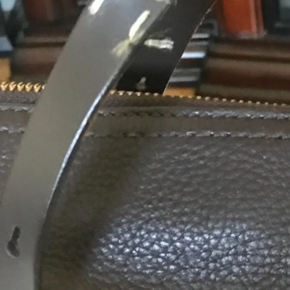 Classic Dark Chocolate Brown Leather RFID Large Satchel Quiet Luxury Preppy